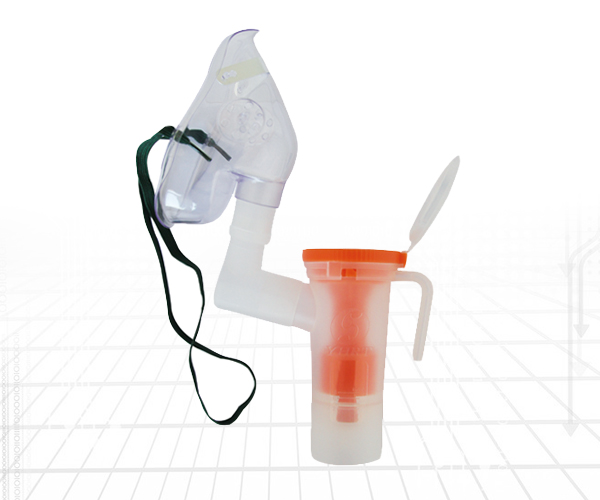 一次性霧化器B08加蓋兒童彎頭面罩